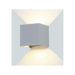 Applique Murale Grise led 12W IP54 Carré - Blanc Neutre 4000K - 5500K - Blanc Neutre 4000K - 5500K