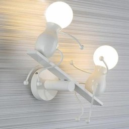 Stoex - Applique Murale Moderne Lampe Murale Créatif Simplicité Design Douille E27 pour Chambre