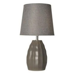 Lampe à poser en céramique Color E14 Gris - Gris