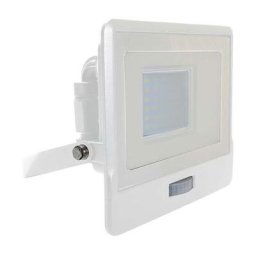 V-tac - VT-158S Projecteur à led avec capteur - 50 w - 4000 Lm - 4000K - Blanc
