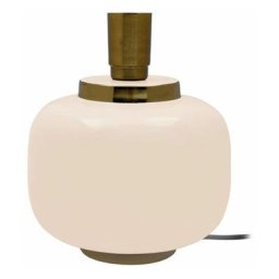 Paris Prix - Lampe à Poser Design sculpa 25cm Rose Poudré & Or
