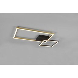 Plafonnier Padella Laiton mat 1x25W smd led - Laiton Or Doré