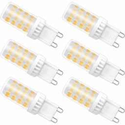 Ampoule G9 led 5W Blanc Chaud 2700K, 450LM, ac 220-240V, Halogène G9 40W 50W Équivalent, Culot G9