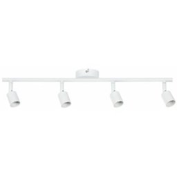 Spotlights Carolina 4 flamme max. 4x10W GU10 blanc mat sans lampes 667,54