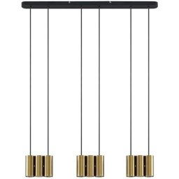 Suspension à intensité variable 'Cesur' en métal pour salon & salle à manger - laiton
