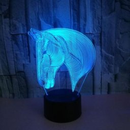 Cadeau Garcon Enfants Fille, Veilleuse Enfant 3D Lampe Optique Illusion Decoration Chambre7