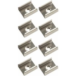 8x Clip de fixation pour profilé bandes led support de montage 20 x 16 x 7mm Ruban Eclairage