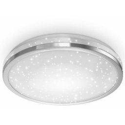 B.k.licht - Plafonnier led i décor étoilé i Platine led 24W i 2200lm i blanc neutre 4000K i