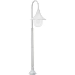 Vidaxl - Lampadaire de jardin E27 120 cm Aluminium Blanc Blanc