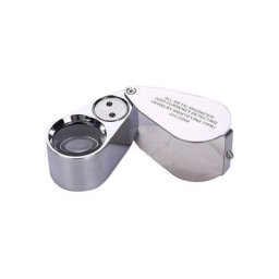 Loupe Pliable en Métal pour Bijoux, Loupe Bijoutier X40, Loupe Bijoutier, Loupe Botaniste, Loupe