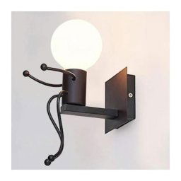 Applique murale,Applique Murale Intérieur Vintage Lampe Murale Industriel Décor E27 Noir 1316cm
