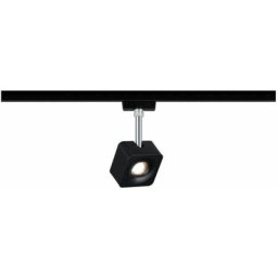 URail tache LED Cube 8W métal chrome noir mat / 2700K / plastique dimmable 969,23