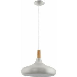 Lampe suspendue Sabinar ø 40 cm dimmable marron