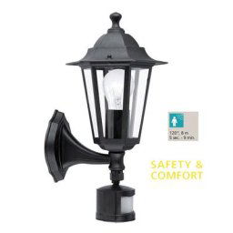 Lumière extérieure laterna 4 noir, E27 max. 1X60W - Eglo