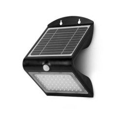 Miidex Lighting - Applique solaire led sunny vigne - 4W blanc-neutre-4000k - noir