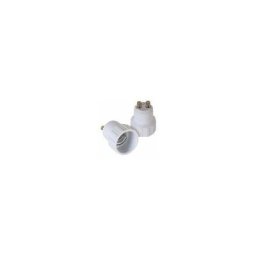 Lot de 2 Adaptateur GU10 mâle vers E14 femelle
