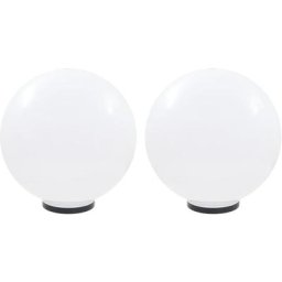 Vidaxl - Lampes à led sous forme de boule 2 pcs Sphérique 50 cm pmma n/a