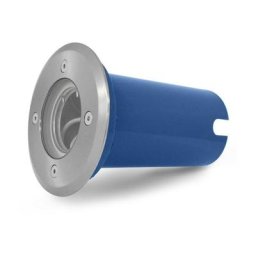 Miidex Lighting - Support de spot encastrable sol Ø120 mm + douilles GU10 & GU3.5 - Inox 316 - IP67