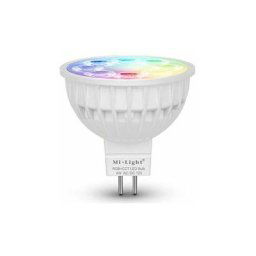 Mi-light - Spot led rgb cct MR16 4W Pilotable Télécommande rf Wifi 104