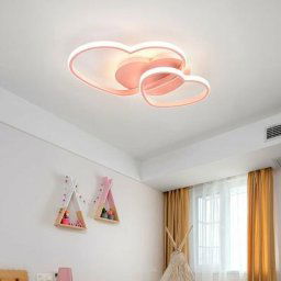 Led Plafonnier Dimmable Moderne avec Télécommande Silice et Aluminium pour Salon Salle à manger