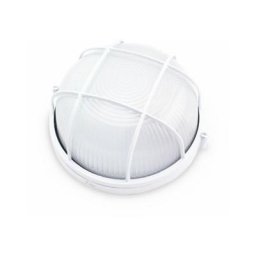 Applique murale ronde en aluminium avec grille WHITE E27 GSC 0700783