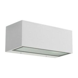 Leds C4 Lighting - Leds-C4 Nemesis Aluminium - Applique murale d'extérieur à 1 lumière blanche