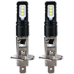2x H1 6000k Super Bright White 6000lm Drl Kit de phares à led Faisceau de route