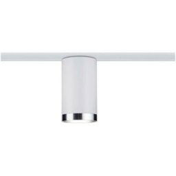 Spot Tube Spot de plafond URail GU10 blanc, chrome (mat) Y110052 - Paulmann