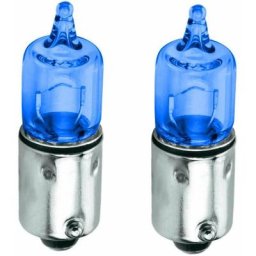 2x ampoule 12V 10W BA9S bleu angel eyes voiture moto scooter phare