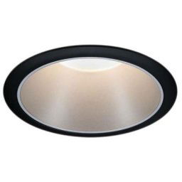 Paulmann - 93397 cole - spot encastrable rond - intensité variable - noir mat, argenté - spot en