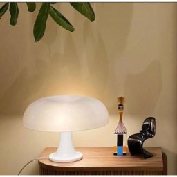Erqvhqv - Lampe à poser Lampe de table en polycarbonate Blanc(Donnez quatre ampoules)