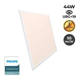Barcelona Led - Panneau led slim 60X60 cm - Driver philips - 44W - UGR19 Blanc Chaud - Blanc Chaud