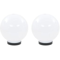 Lampe à led sous forme de boule 2 pcs Sphérique 20 cm pmma