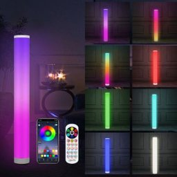 Swanew - Lampadaire led 6W dimmable rgb stand uplighter lampadaire lumière coin lumière - Weiß