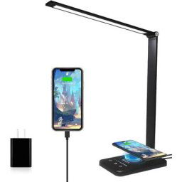 Lampe de bureau à led, lampe de bureau à intensité variable Luminosité à 10 niveaux 5 modes de