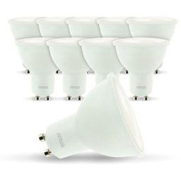 Lot de 10 ampoules spot led GU10 5W eq 40W Température de Couleur: Blanc neutre 4000K