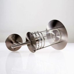 Applique extérieure 'Miko' - inox, transparent