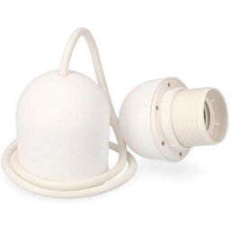Kit de suspension blanc e-27 longueur 80cm