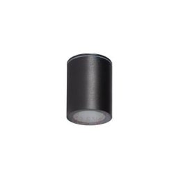 Plafonnier led Saillie Rond ⌀70mm 1xGU10 Étanche IP65 Noir