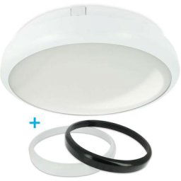 Arum Lighting - Grand hublot ou Plafonnier kara led Extérieur IP65 Rond 27W Eq 200Watts Température