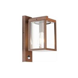 Charlois - Eclairage exterieur avec detecteur de mouvement Industriel - 1 lumière - l 14 cm - Brun