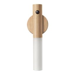 Applique Murale Intérieur Bois Led Veilleuses Alimenté par Batterie Portable Applique Murale Sans