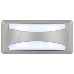 V-tac - VT-8058 Applique led moderne 12W lumière douce rectangulaire extérieur IP65 corps gris