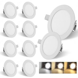 SWANEW Spot LED encastré, panneau led, spot encastrable de salle de bain,spot led encastrable ,