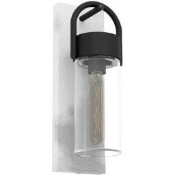 Eglo - Carraro gris carré, noir l: 11.5cm b: 13cm h: 38cm Dimmable IP44