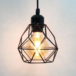 Lustre Suspension Industrielle Vintage Design Rétro Luminaire Led E27 pour Salon Chambre Cuisine