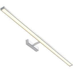 Lindby - led Applique Murale 'Jukka' en aluminium pour salle de bain - blanc, chromé