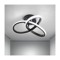 Plafonnier led moderne, Lustre acrylique 22W, Plafonnier en forme de fleur pour Salon Chambre