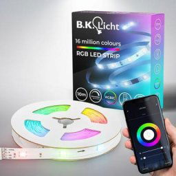 I Wifi rgbic led Strip 10 m i App control i music sensor i lightbar i led running light i rgbic led