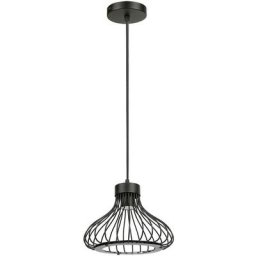 Rétro Metal Suspension Noir Cage Industriel Vintage Suspensions Luminaire Métal Retro Antique